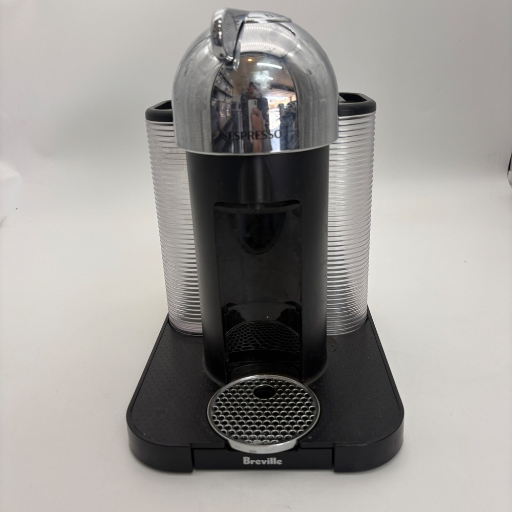 Breville Nespresso VertuoLine Coffee and Espresso Maker Chrome Black
